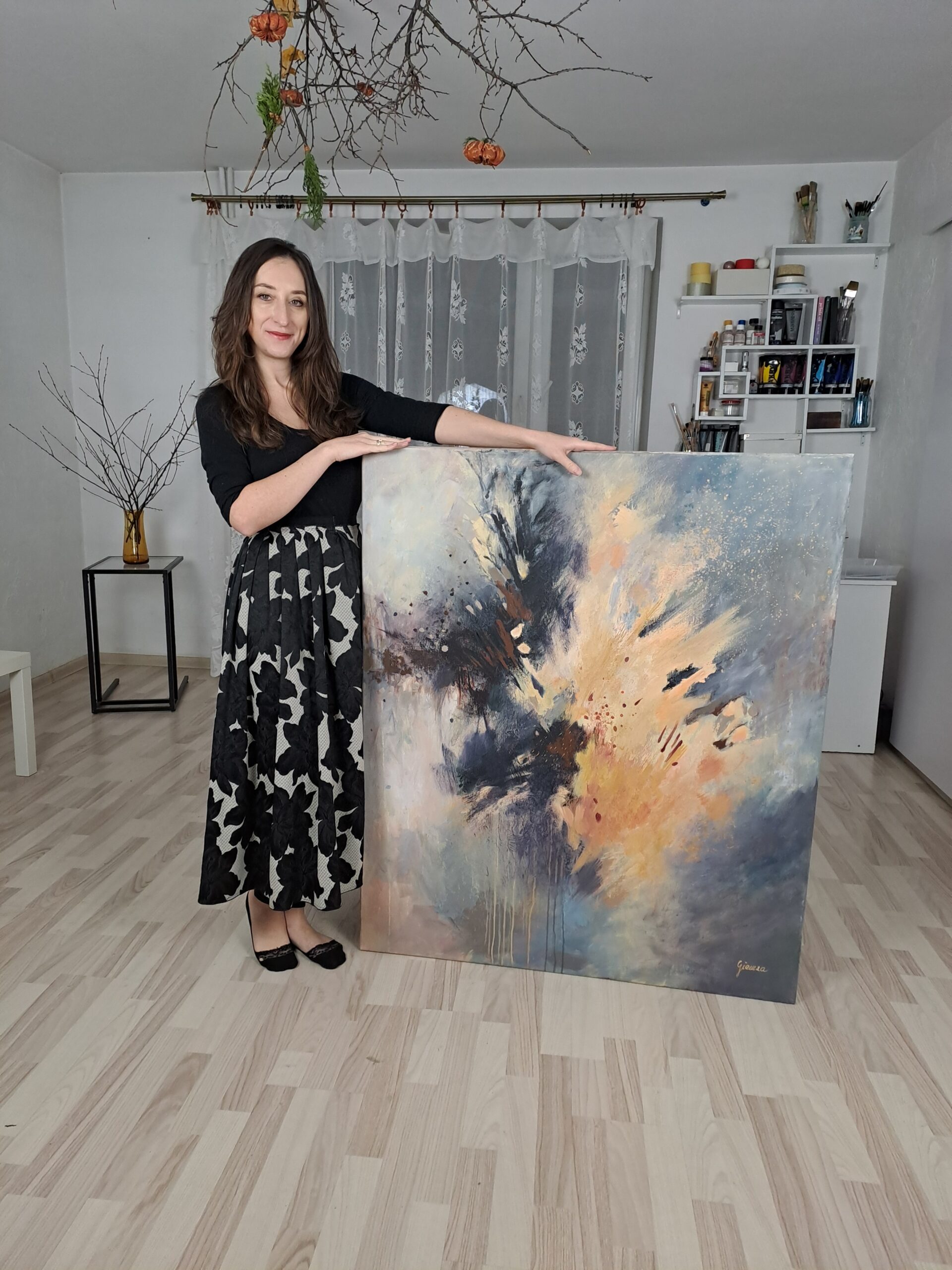 Daria Giemza "Abstrakcja no 2" - obrazek 8