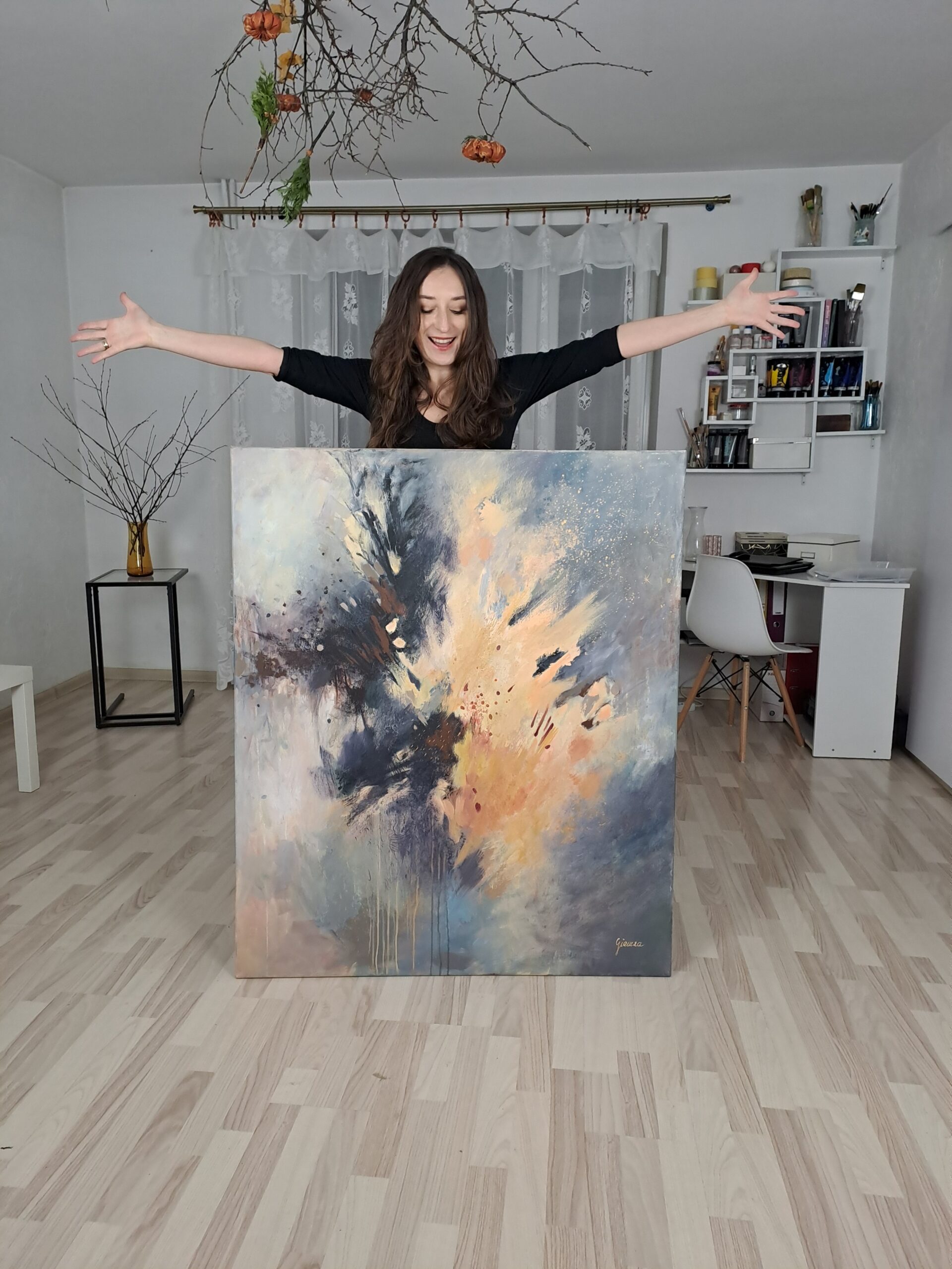 Daria Giemza "Abstrakcja no 2" - obrazek 3